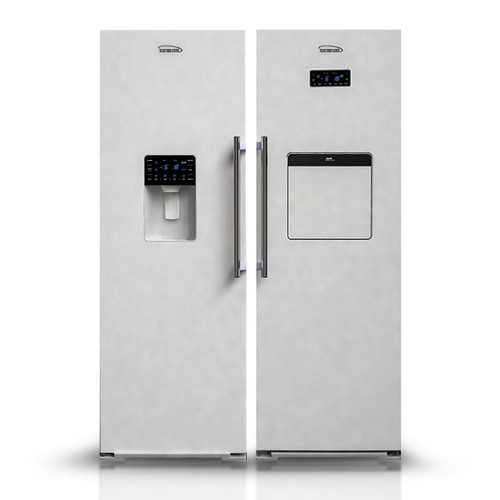 یخچال فریزر الکترواستیل مدل ES23(یونیک پلاس)دوقلو دارای یخساز رنگ سفید