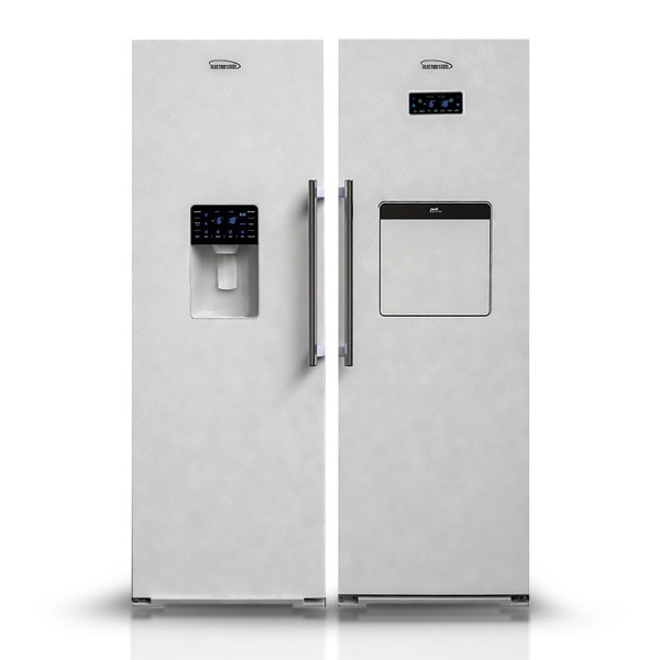 یخچال فریزر الکترواستیل مدل ES23(یونیک پلاس)دوقلو دارای یخساز رنگ سفید