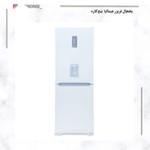 یخچال فریزر پایین هیمالیا مدل پنج کاره آب سرد کن دار سفید