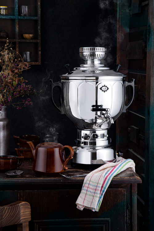 سماور گازی عالی نسب 6لیتر مدل ترنج